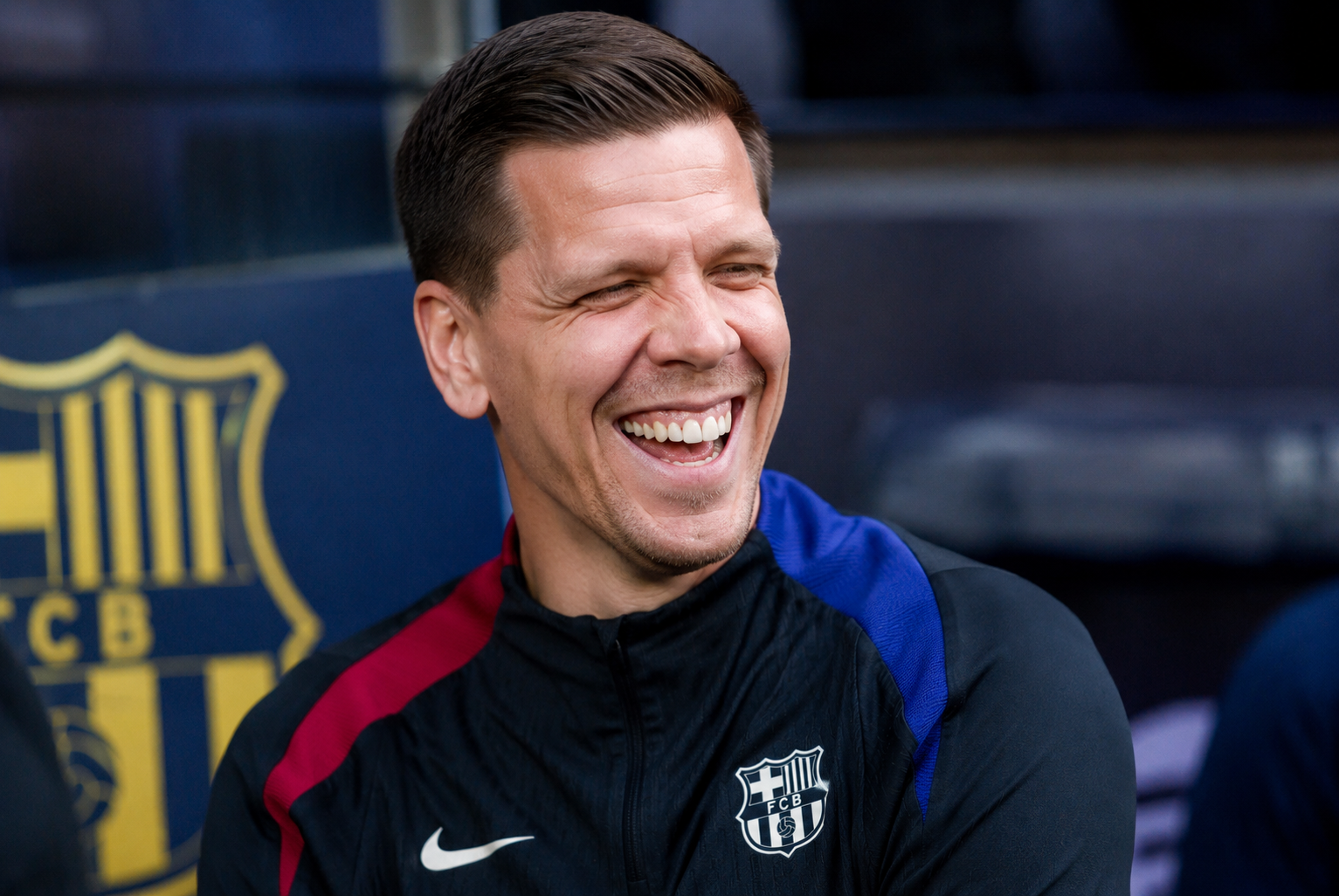 Szczęsny przedrzeźnia kolegów z Barcelony. Klubowy klip podbija X